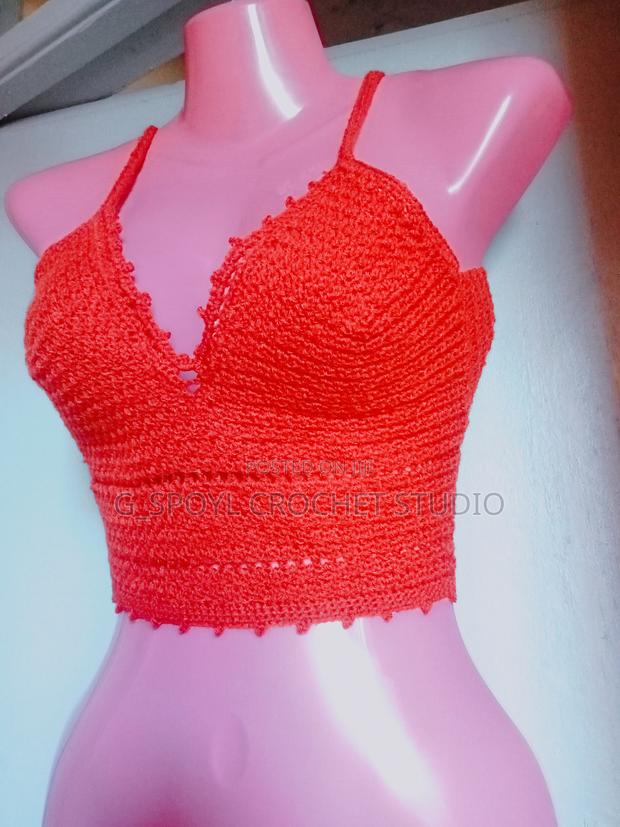 Orange Crochet Top - thumbnail 2