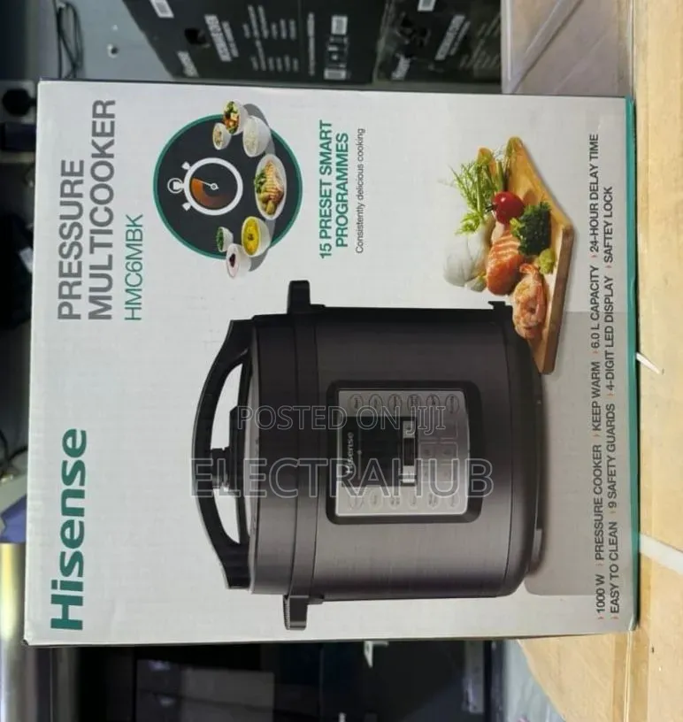 Hisense Pressure Cooker 6 Liters 6-in-1 Multi Cooker