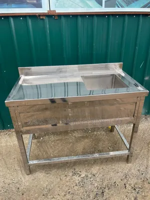 Heavy-Duty Commercial Stainless Steel Single Bowl Sink