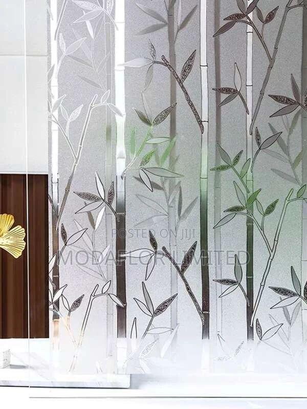 Frosted Glass Film for Privacy and Interior Decoration