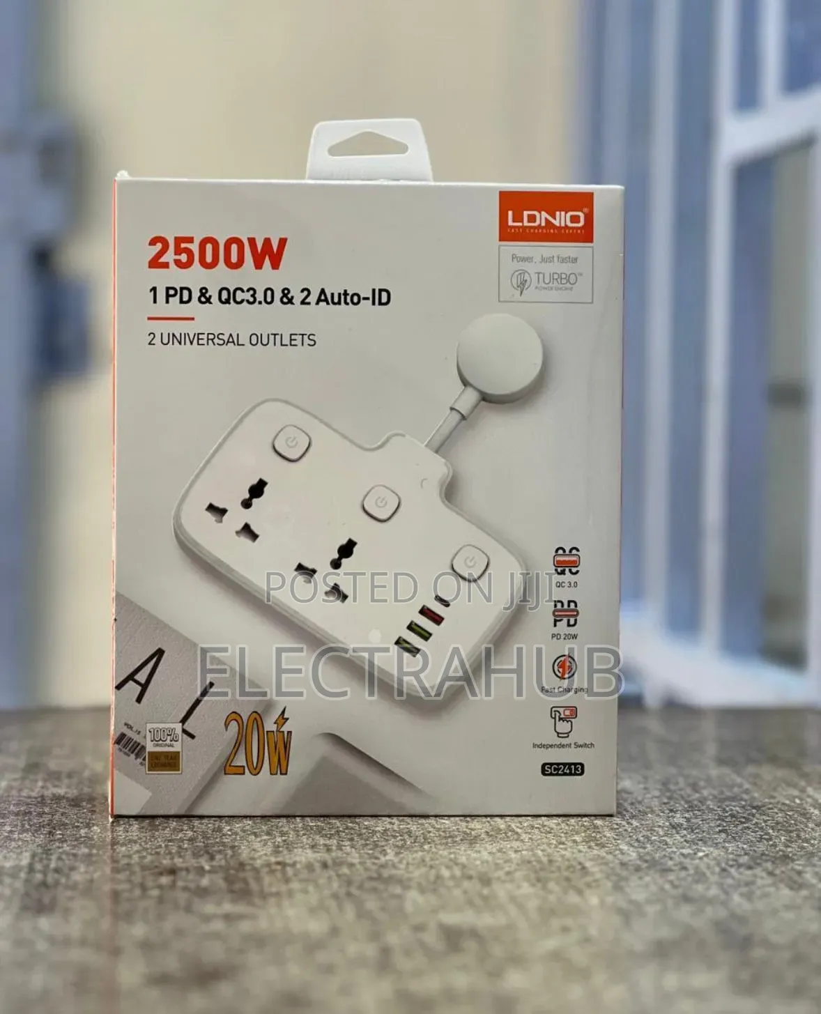 Ldnio 2500w 2 Universal Outlets 20w Brand New Sealed
