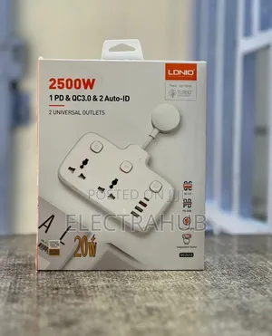 Ldnio 2500w 2 Universal Outlets 20w Brand New Sealed