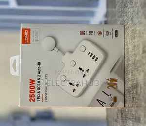 Ldnio 2500w 2 Universal Outlets 20w Brand New Sealed