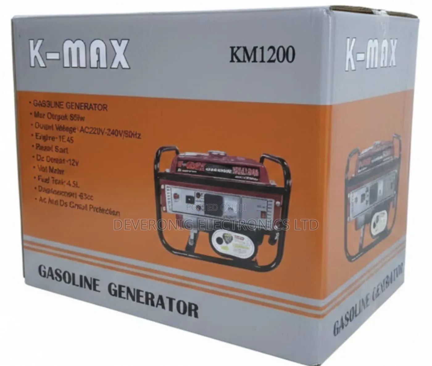 Kmax Km1200 Two Stroke Petrol Generator