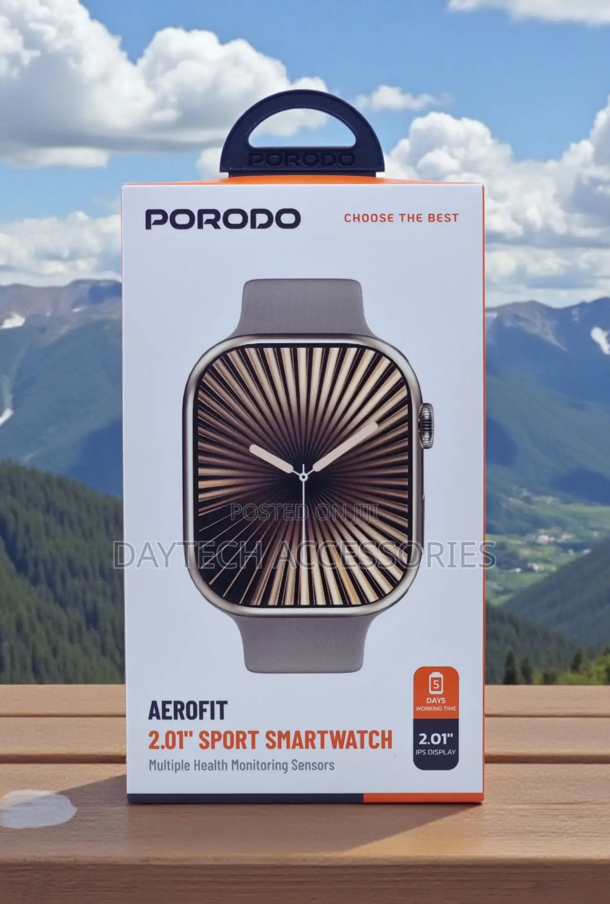 The Porodo Aerofit 2.01" Sport Smartwatch