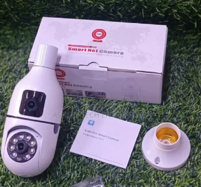 V380 Pro Wifi Dual Lens E27 Bulb 1080p Night Vision Bulb CCTV V380pro