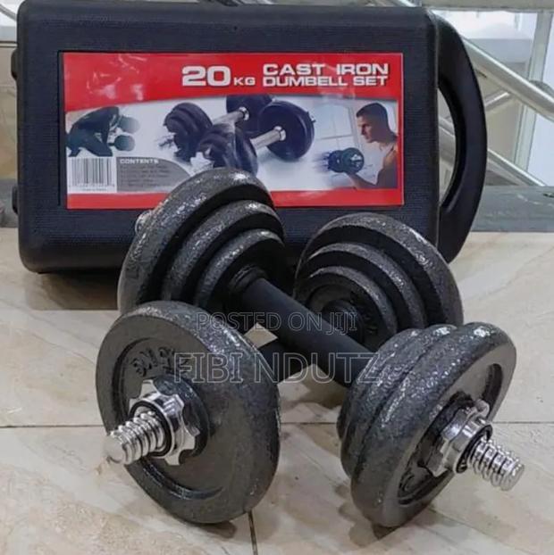 Get Fit With 20kg Dumbbells Set/Dumbbells - main view