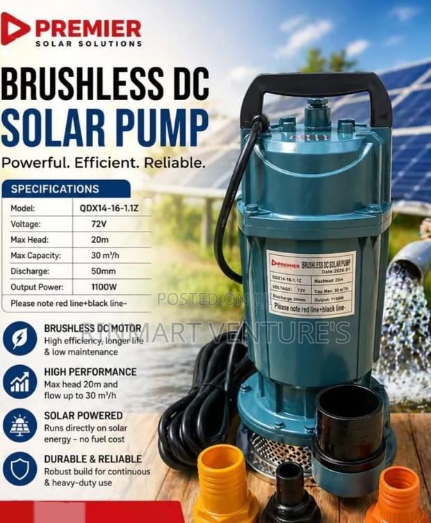 Dc Solar Submersible Water Pump.