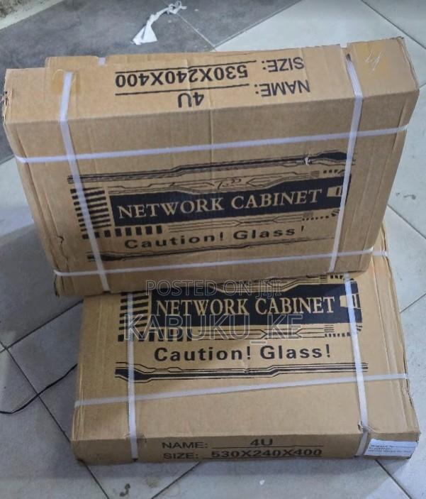 4u Cabinet Brand New Black Metallic Lockable 4u Cabinet