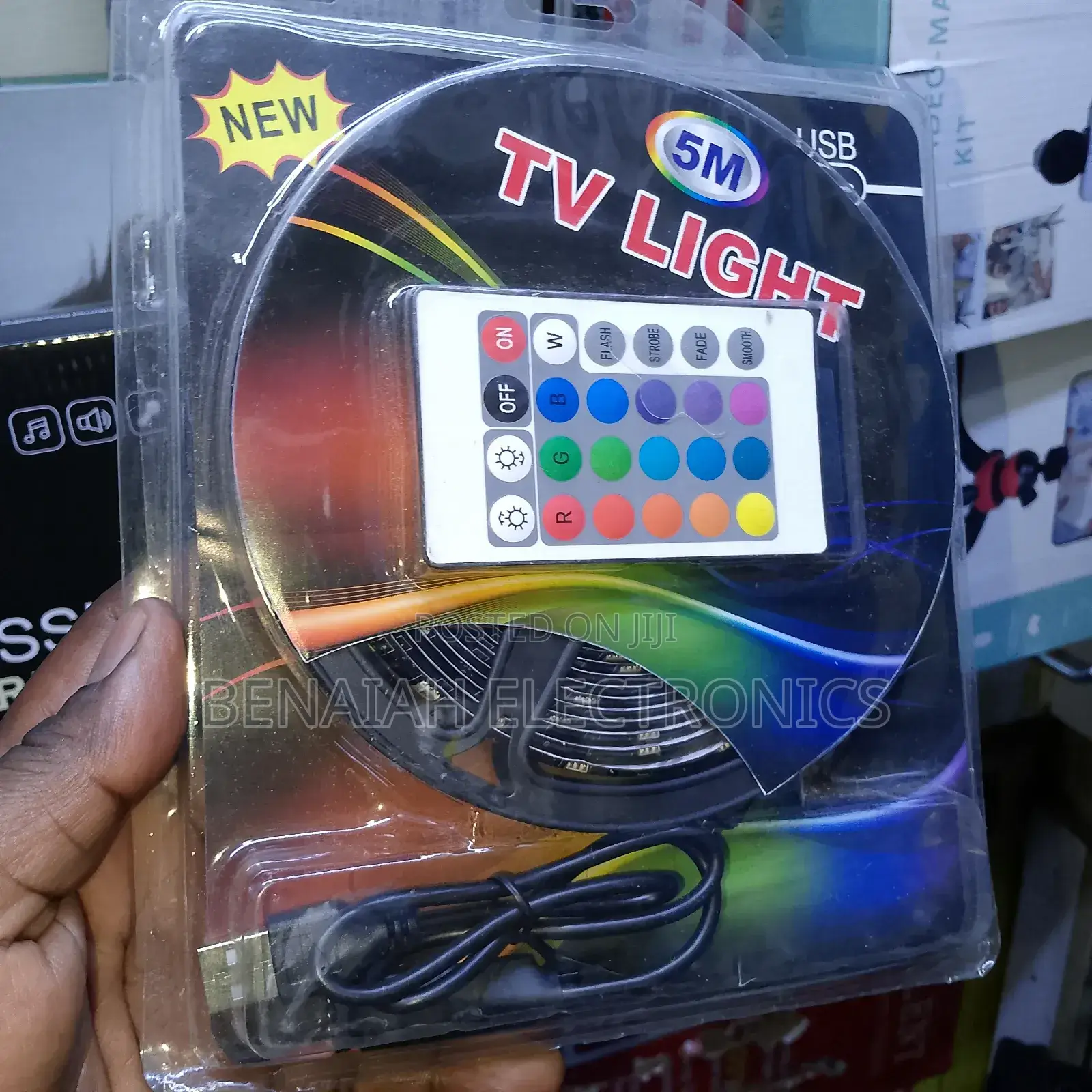 Tv Backlighting Strip Usb Powered With Remote 5 Meters
