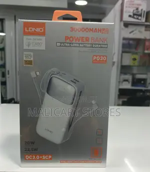 Ldnio Pq30 30000mah 22.5w Usb-C Fast Charging Power Bank