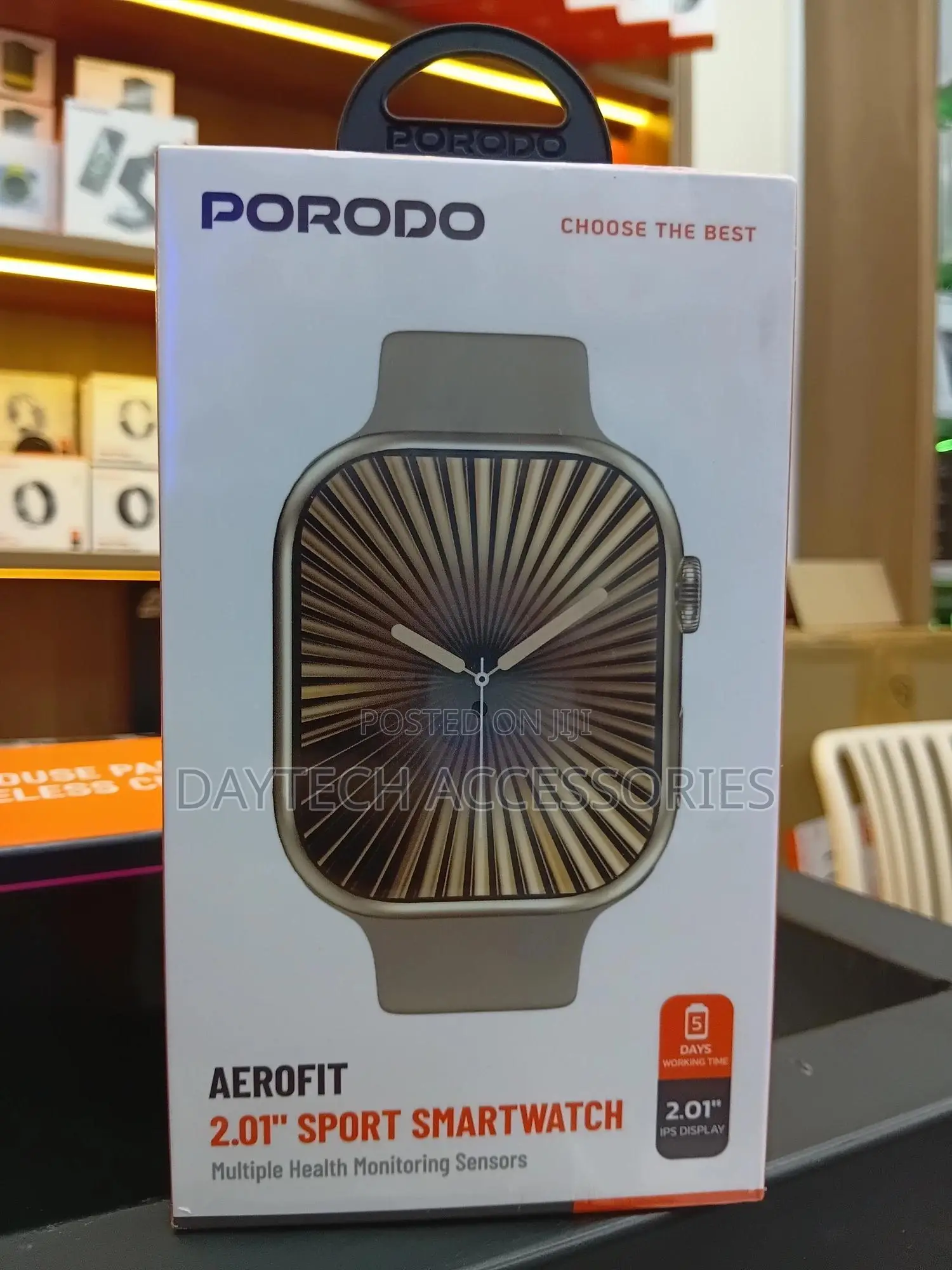 Porodo Sport Smart Watch With 2.01" Display Up to 5 Days Working Time