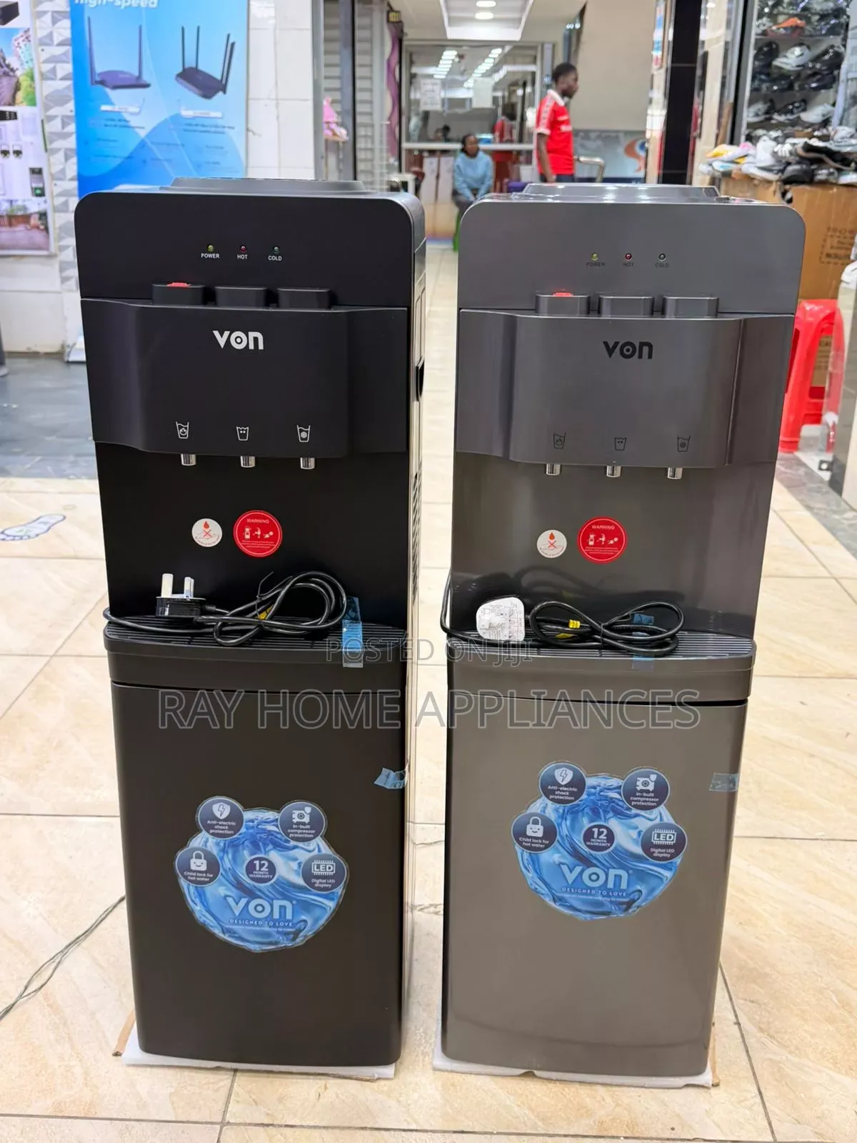 Von Vadl2211k Water Dispenser Electric Cooling With Cabinet