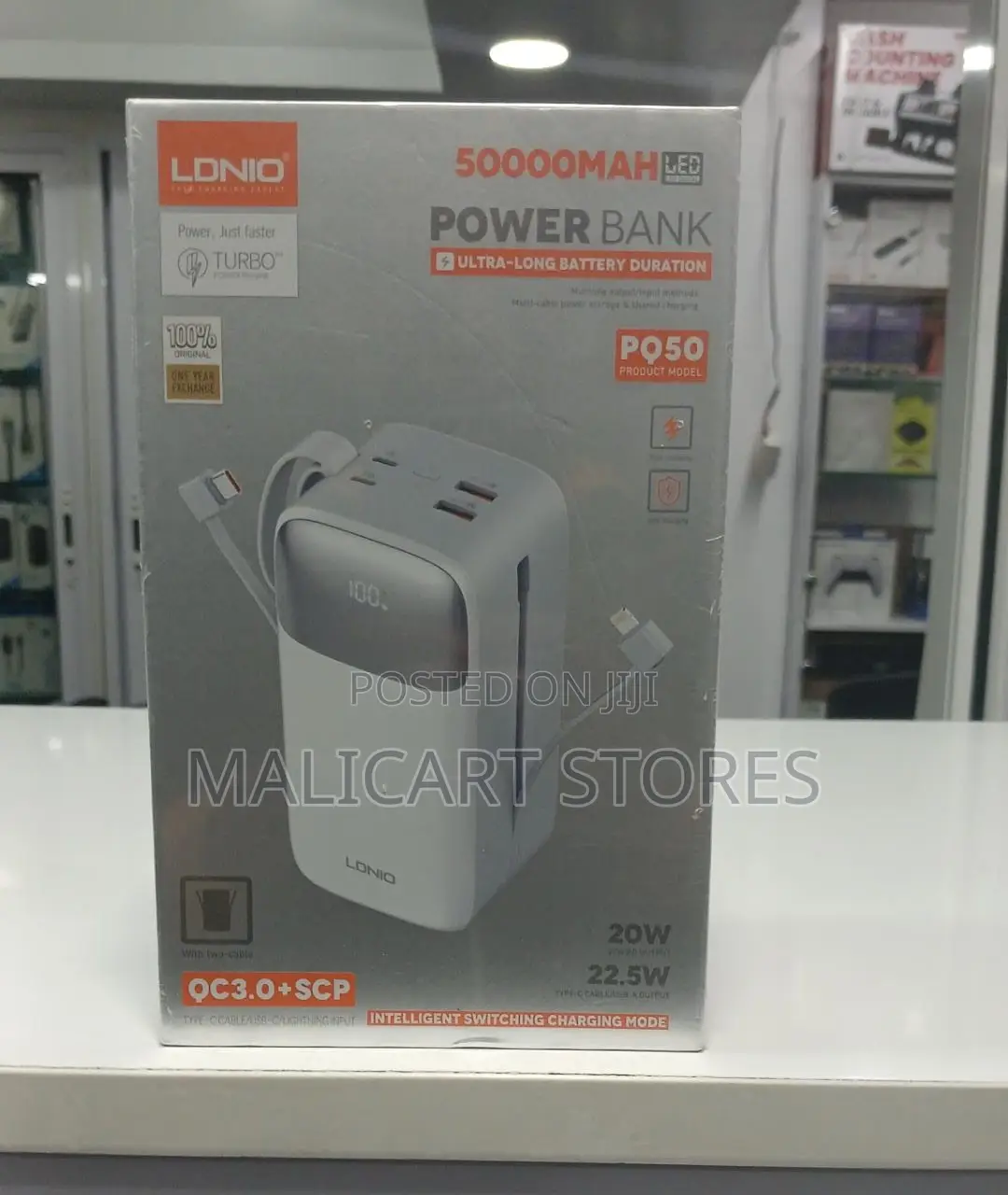 Ldnio Pq50 50000mah 22.5w Usb-C Fast Charging Power Bank