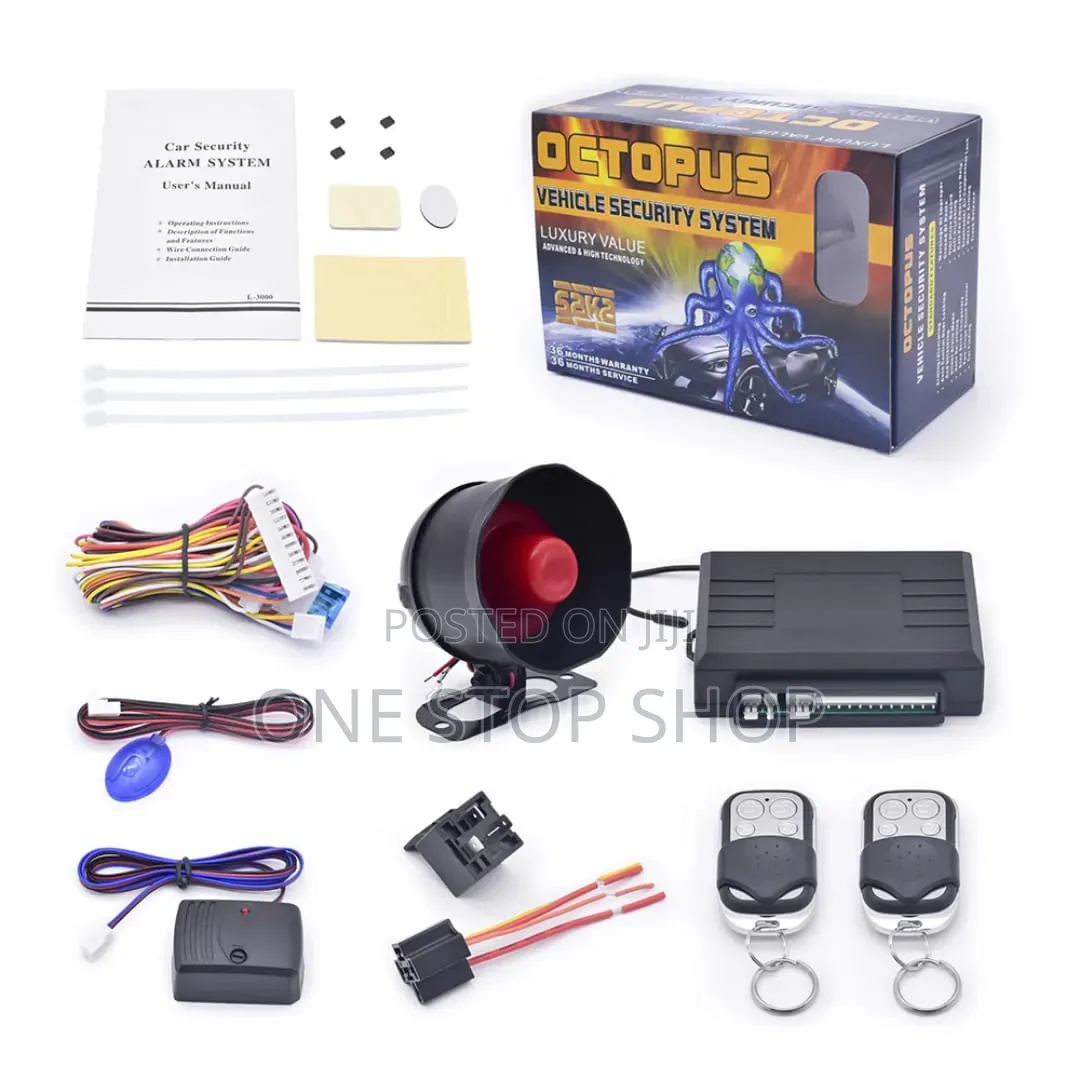 Octopus Car Security Alarms to Protect From Theft Unauthorized Acess