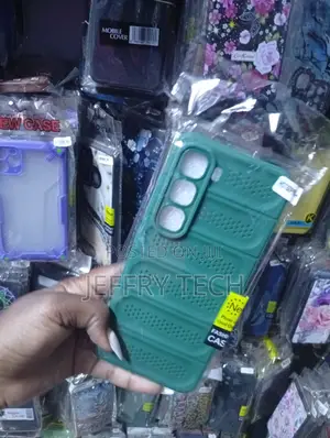 Tecno Spark 8p or Vivo Y29 Dark Green Silicone Cover