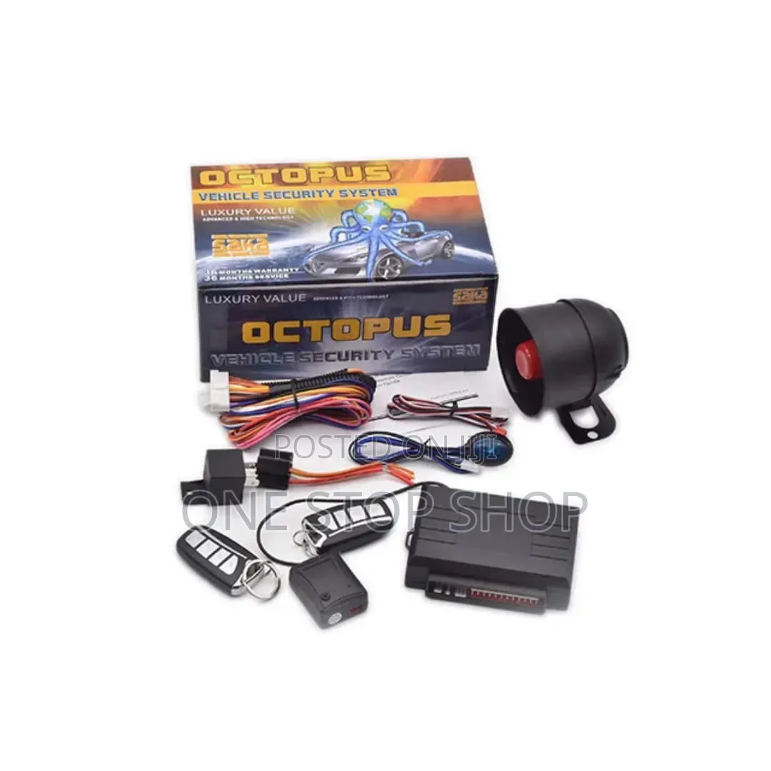 Octopus Alarm System With 2remotes for Arming/Disarming