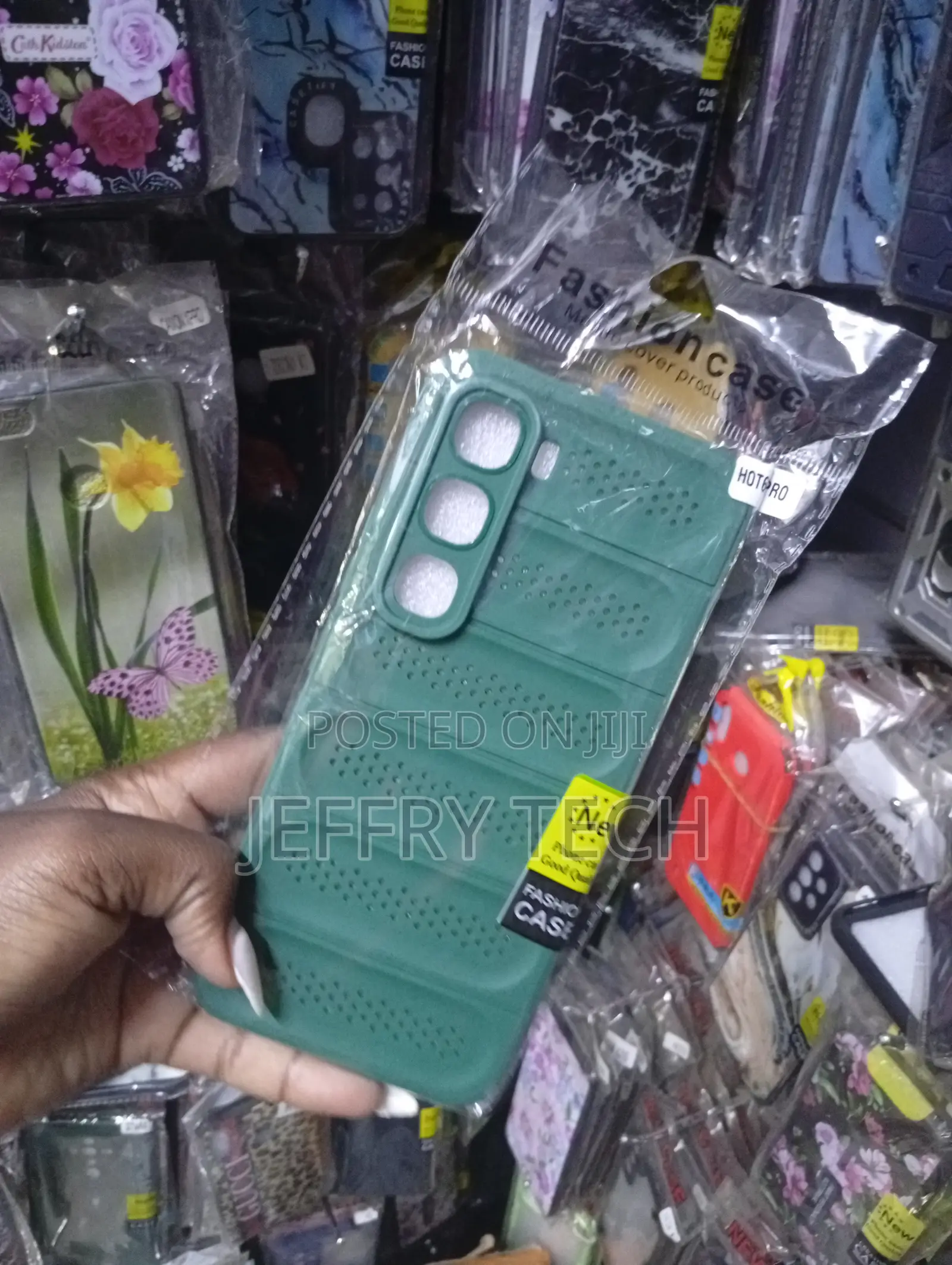 Tecno or Infinix "Puffer Jacket" Style Silicone Phone Case