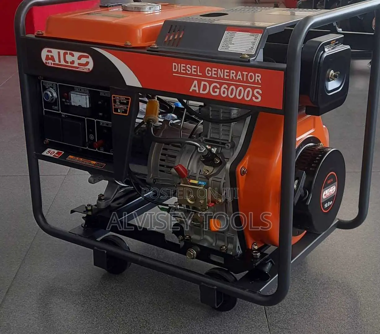 Adg6000s Aico Japan Diesel Generator Air-Cooled Rated Output 7.5kva