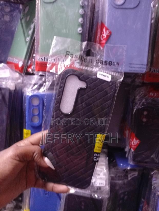 Tecno Spark 40 Pro Woven-Design Silicone Back Cover - thumbnail 2
