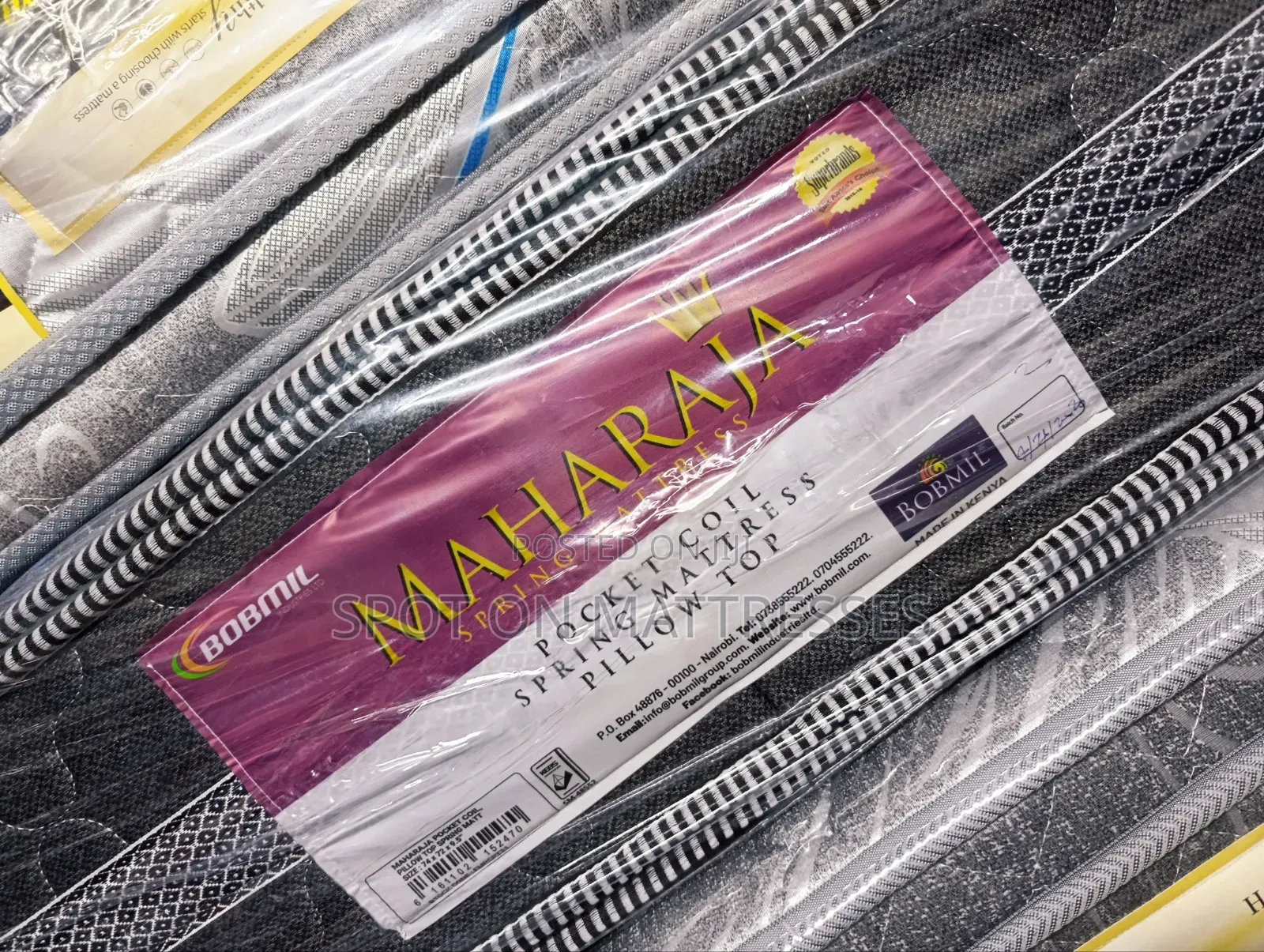 20% Off 6x6x10 Bobmil Maharaja Pocket Spring Mattress + Free Delivery