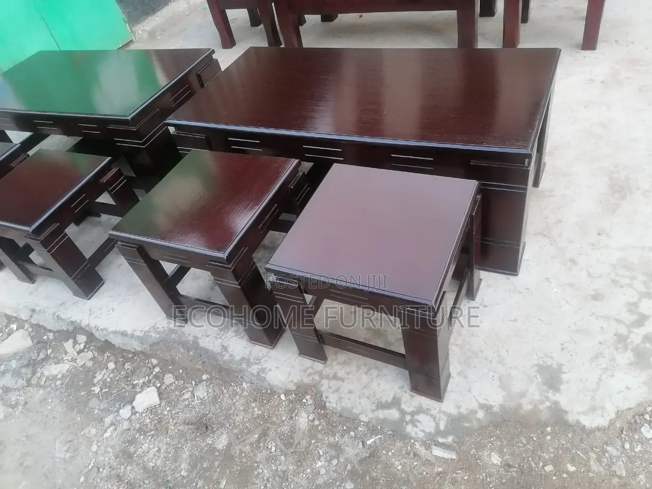3 Pieces of Wooden Dinning Table