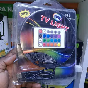 Tv Backlighting Strip,5 Meters Usb Powered With Remote and App Control