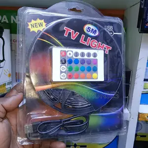 Tv Backlighting Strip,5 Meters Usb Powered With Remote and App Control