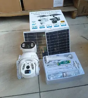 4g Solar PTZ Camera Dual Solar Panel - Farm, Plot, Home