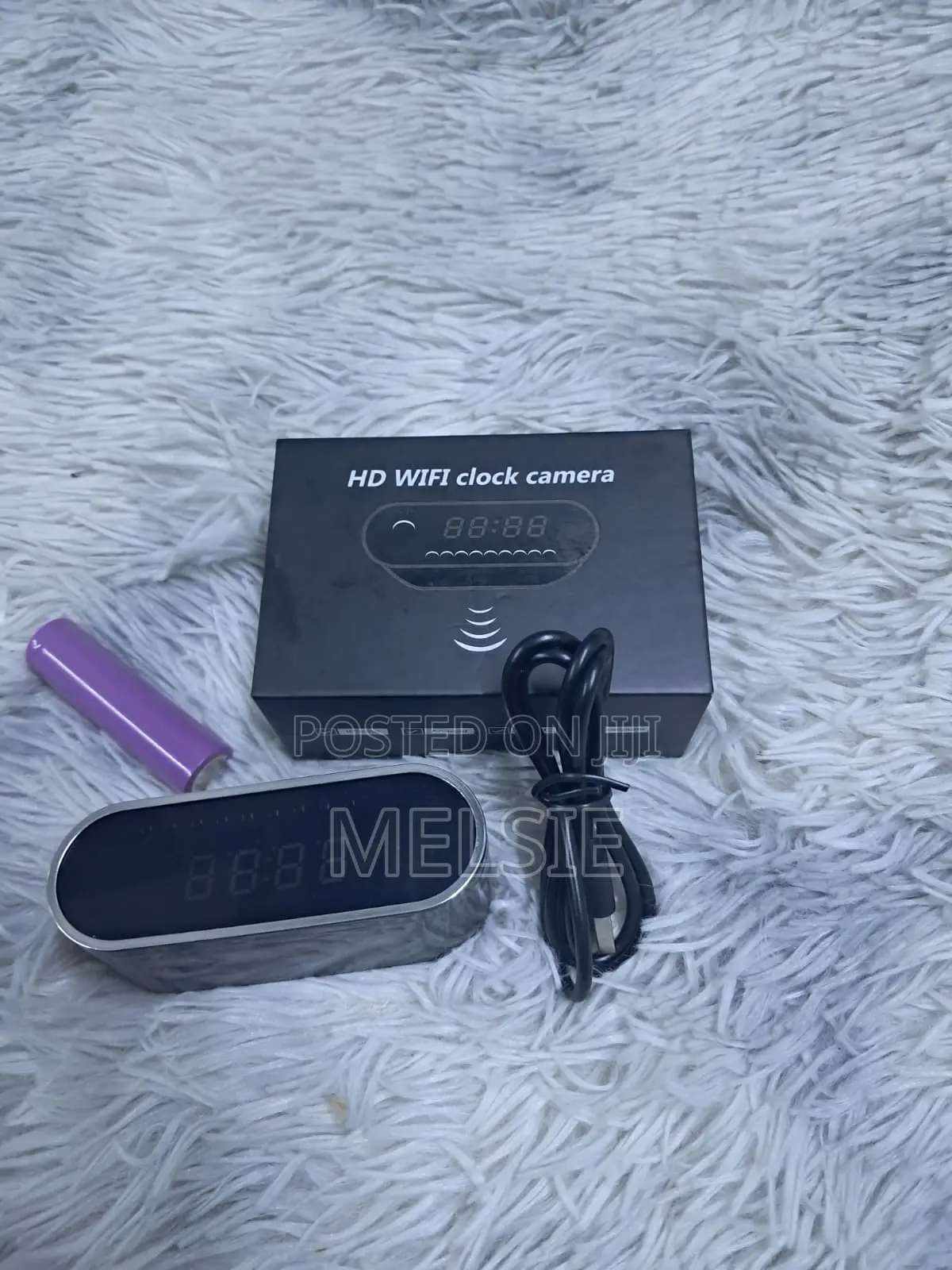 Smart Alarm Clock With Secret Wifi Camera – Remote Viewing via Lookcam