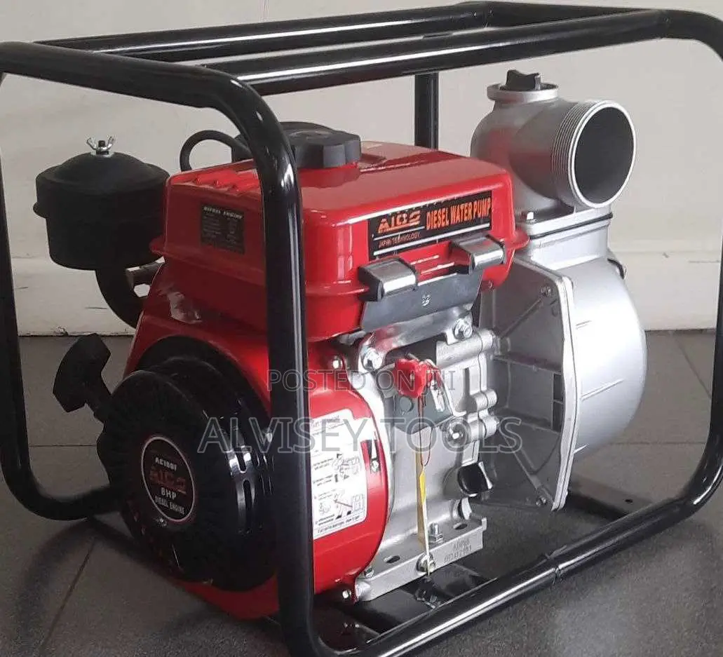 Adp80 Aico Japan Diesel Water Pump 3 Inches With 8hp Engine