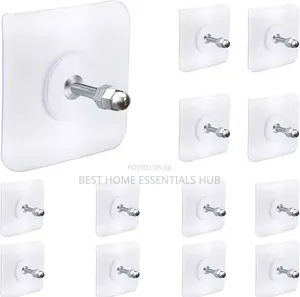 10pcs Self Adhesive Stickers With Hook