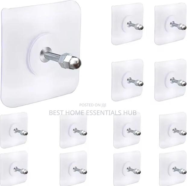 10pcs Self Adhesive Stickers With Hook