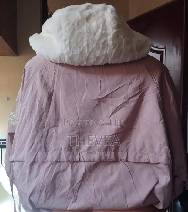 Women Fashion Jacket With Furry Hood - thumbnail 3