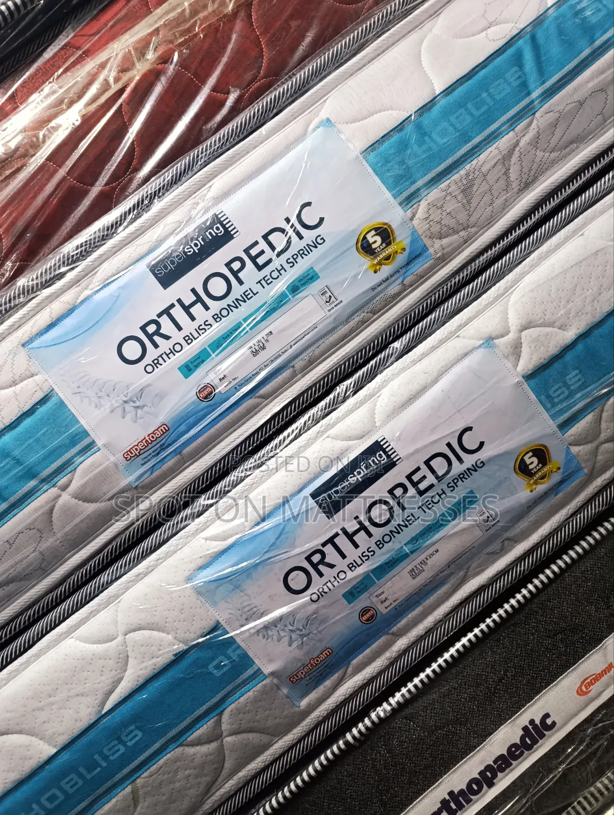 Health Is Wealth! 6x6x10 Superfoam Orthopedic Superspring Mattresses.