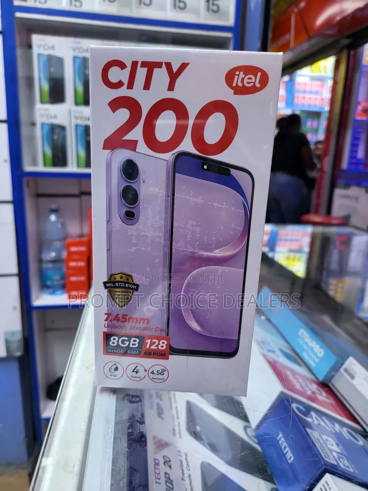 New Itel City 200 128 GB Black