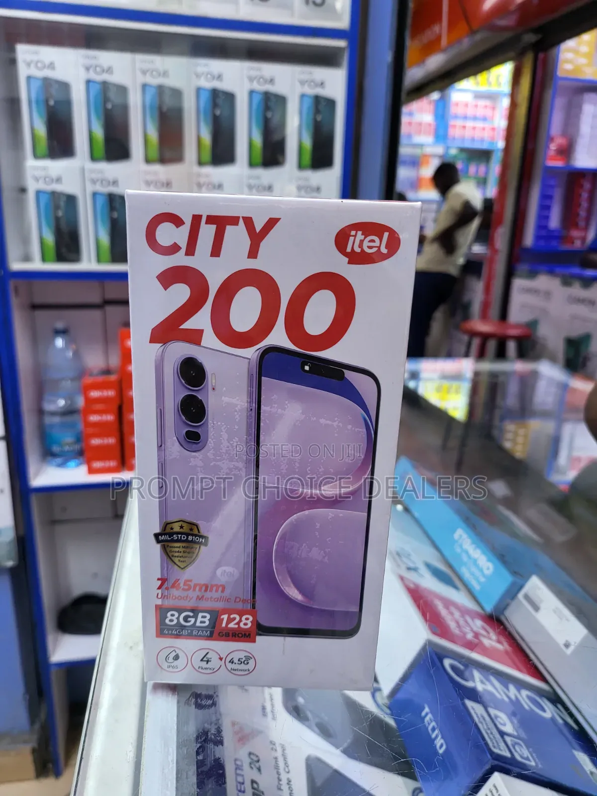 New Itel City 200 128 GB Black