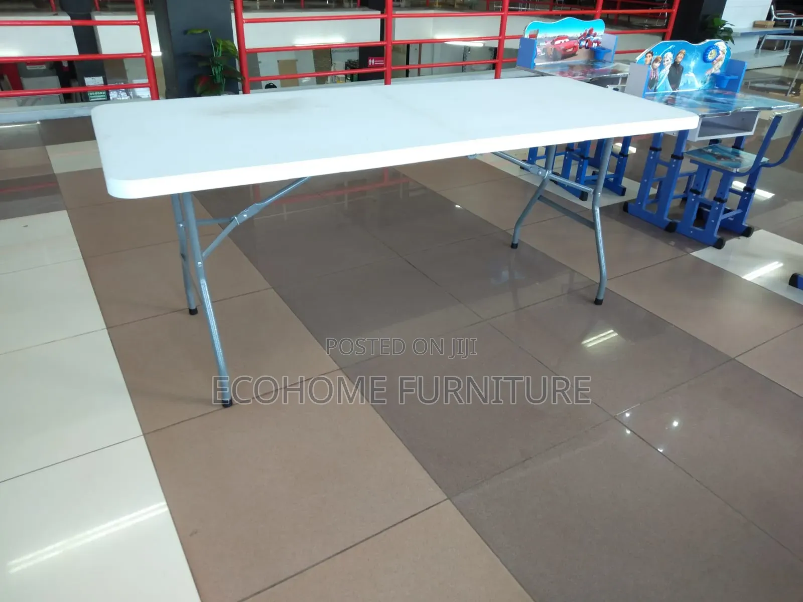White Folding Table