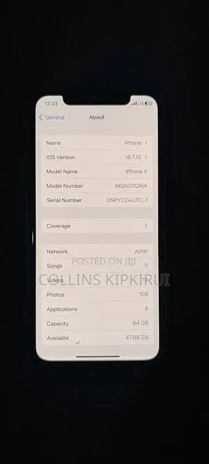 Apple iPhone X 64 GB White