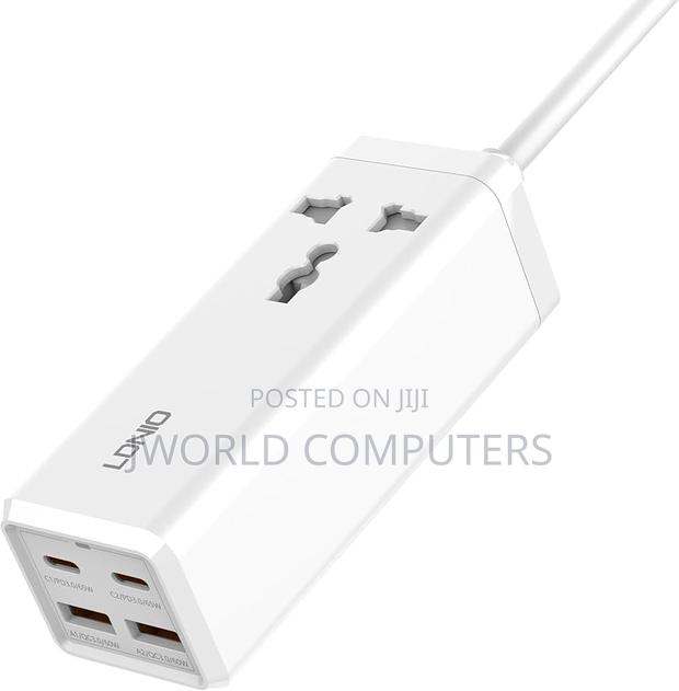 Ldnio Sc1418 65w Pd Adapter Multifunction Charger Power Extension