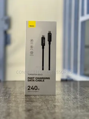 Baseus Tungsten Gold 240w Usb-C to Usb-C Fast Charging 3m Data Cable