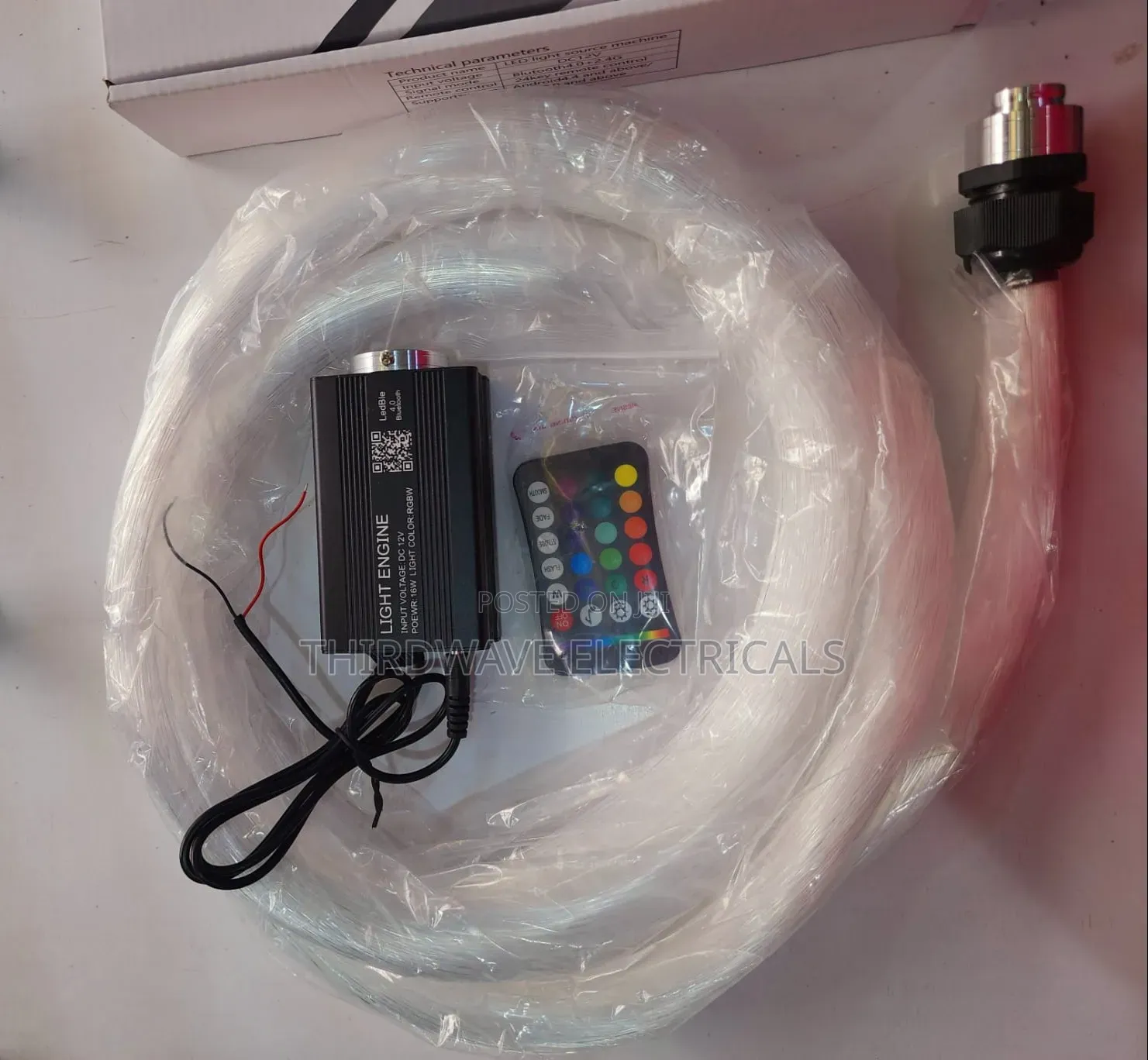 16w RGBW Fiber Optic Star Ceiling Light Kit