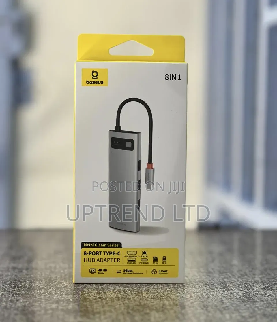 Boseus 8 Ports Hub Adaptor Hd