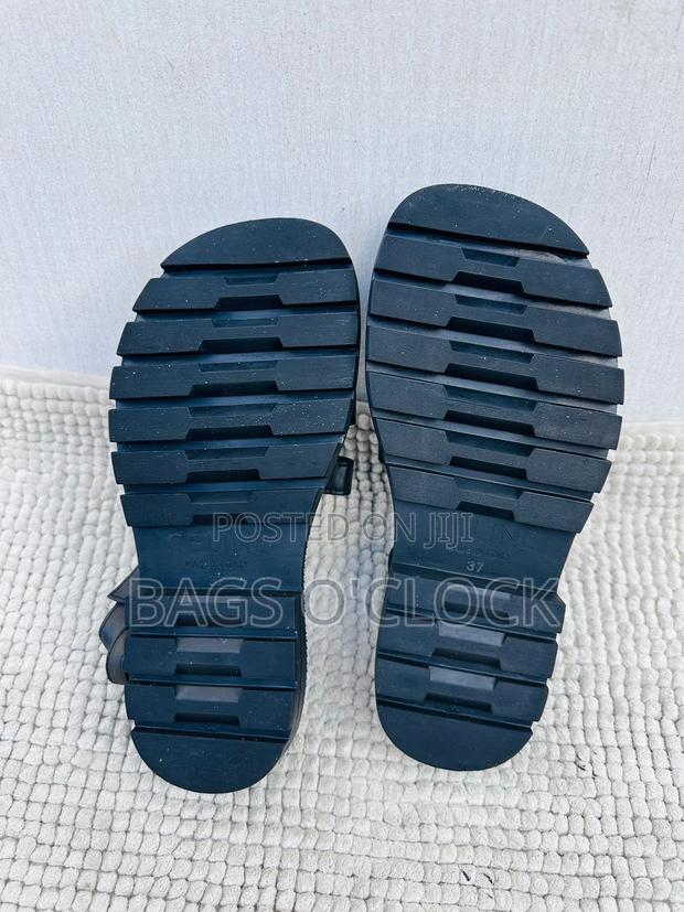 Authentic Celine Clea Triomphe Gladiator Sandals - Black - thumbnail 6