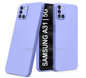 Soft Flexible Silicone Case for Samsung Galaxy A31 - Purple