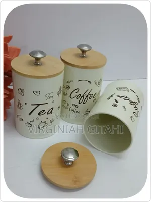 Airtight Sugar, Tea, Coffee Canisters