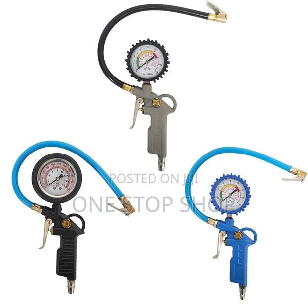 Tire Inflating Gun Measures Up to 220psi or 16 Bar