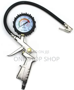 Tyre Pressure Inflator Gun Gauge Meter