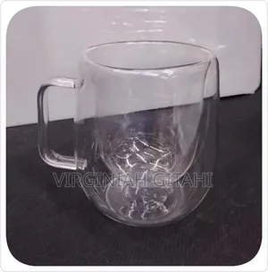 Transparent Double Wall Mug Heat-Resistant