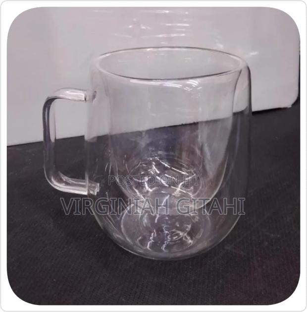 Transparent Double Wall Mug Heat-Resistant - thumbnail 2